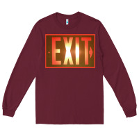 Exit Sign   Hippie Long Sleeve Tee | Teevron