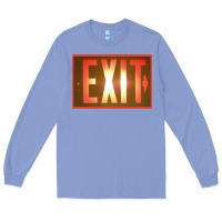 Colony Blue exit sign   hippie Long Sleeve Tee - lanVoArt