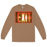Toasted Coconut exit sign   hippie Long Sleeve Tee - lanVoArt