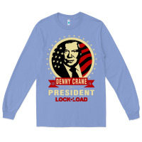 Colony Blue dennycranedennycranethepresidentlocknload   music Long Sleeve Tee - lanVoArt