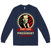 Navy dennycranedennycranethepresidentlocknload   music Long Sleeve Tee - lanVoArt