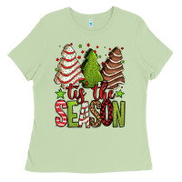Tis The Season Christmas Cakes Ladies Tee | Teevron