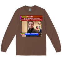 Chestnut daniel larson monitoring the situation   vintage Long Sleeve Tee - lanVoArt