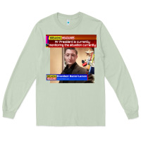 Matcha daniel larson monitoring the situation   vintage Long Sleeve Tee - lanVoArt