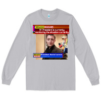 Moon Dust daniel larson monitoring the situation   vintage Long Sleeve Tee - lanVoArt