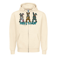 Sandshell Happy Easter Zipper Hoodie - CowhideDigitalArt