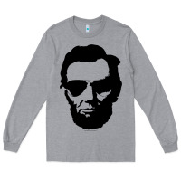 Cool Abe Lincoln With Aviator Sunglasses Black Long Sleeve Tee | Teevron