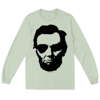 Matcha cool abe lincoln with aviator sunglasses black Long Sleeve Tee - lanVoArt