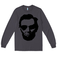 Smoke cool abe lincoln with aviator sunglasses black Long Sleeve Tee - lanVoArt