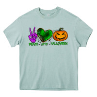 Arona peace love halloween Heavy Core Tee - BundleAndBundleShop