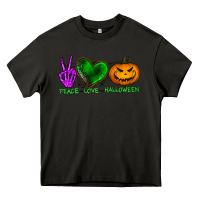 Asphalt peace love halloween Heavy Core Tee - BundleAndBundleShop