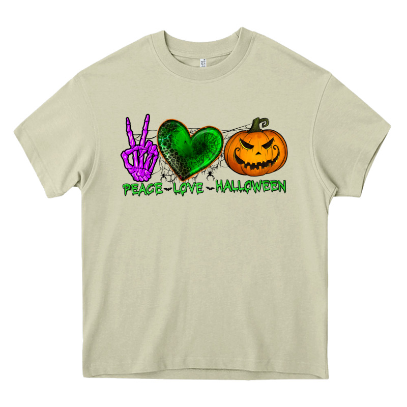 Peace Love Halloween Heavy Core Tee by BundleAndBundleShop | Teevron