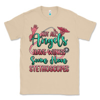 Mushroom not all angels have wings some have stethoscopes Classic Tee - RanaPortraitStore
