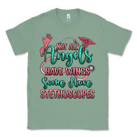 Sage not all angels have wings some have stethoscopes Classic Tee - RanaPortraitStore