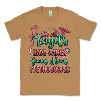 Toasted Coconut not all angels have wings some have stethoscopes Classic Tee - RanaPortraitStore