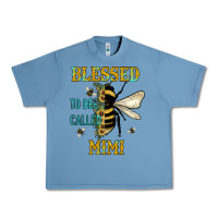 Pebble Blue blessed to bee called mimi Urban Heavy Tee - JahusDesignShop