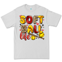 Dove Grey softball life Premium Tee - Artiststas