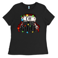 Black oh fudge Christmas story Ladies Tee - Jasminsmagicworld