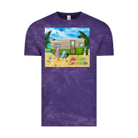 Cloud Purple summer caravan life Vintage Tee - TumblerDesignByShophia