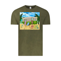 Vintage Olive summer caravan life Vintage Tee - TumblerDesignByShophia