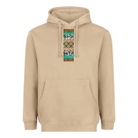 Mushroom fall pattern Heavyweight Hoodie - Artiststas