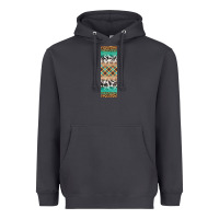Smoke fall pattern Heavyweight Hoodie - Artiststas