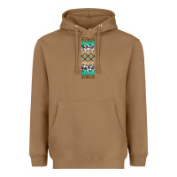 Toasted Coconut fall pattern Heavyweight Hoodie - Artiststas
