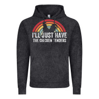 Vintage Black I'll Just Have The Chicken Tenders Vintage Hoodie - lanVoArt