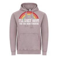 Vintage Zinc I'll Just Have The Chicken Tenders Vintage Hoodie - lanVoArt