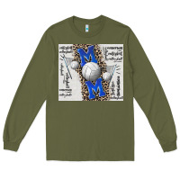 Army Green volleyball mom blue mother's day Long Sleeve Tee - CowGirlArtShop