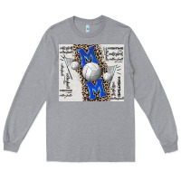 Heather Grey volleyball mom blue mother's day Long Sleeve Tee - CowGirlArtShop