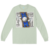 Matcha volleyball mom blue mother's day Long Sleeve Tee - CowGirlArtShop