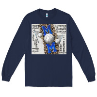 Navy volleyball mom blue mother's day Long Sleeve Tee - CowGirlArtShop
