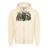 Sandshell Happy Easter Zipper Hoodie - CowhideDigitalArt