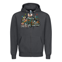 Smoke Happy Easter Zipper Hoodie - CowhideDigitalArt