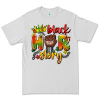 Dove Grey black her story Premium Tee - Artiststas