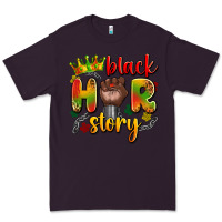 Plum black her story Premium Tee - Artiststas