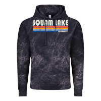 Cloud Black Vintage 70S 80S Style Squam Lake Nh Vintage Hoodie - lanVoArt