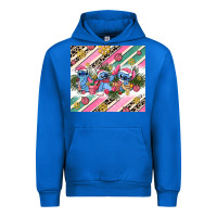 Cobalt pink stitch  christmas Urban Hoodie - AdoDesignShop