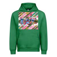 Emerald pink stitch  christmas Urban Hoodie - AdoDesignShop