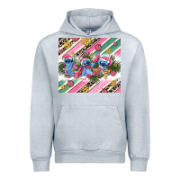 Heather Grey pink stitch  christmas Urban Hoodie - AdoDesignShop