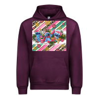 Mauve Wine pink stitch  christmas Urban Hoodie - AdoDesignShop