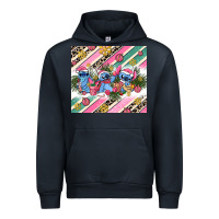 Navy pink stitch  christmas Urban Hoodie - AdoDesignShop