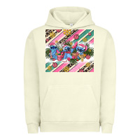 Pigment Pistachio pink stitch  christmas Urban Hoodie - AdoDesignShop
