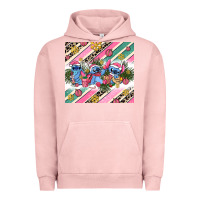 Pigment Salmon pink stitch  christmas Urban Hoodie - AdoDesignShop