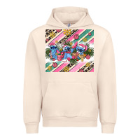 Sandshell pink stitch  christmas Urban Hoodie - AdoDesignShop
