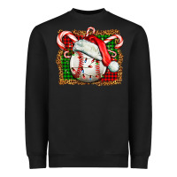 Black baseball christmas Heavyweight Sweatshirt - FaDigitalArtStudio