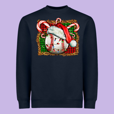 Baseball Christmas Heavyweight Sweatshirt Designed By Fadigitalartstudio