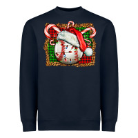 Navy baseball christmas Heavyweight Sweatshirt - FaDigitalArtStudio