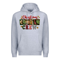 Heather Grey Christmas cookie crew Premium Hoodie - FaDigitalArtStudio
